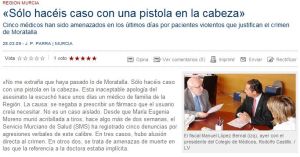 «Sólo hacéis caso con una pistola en la cabeza»